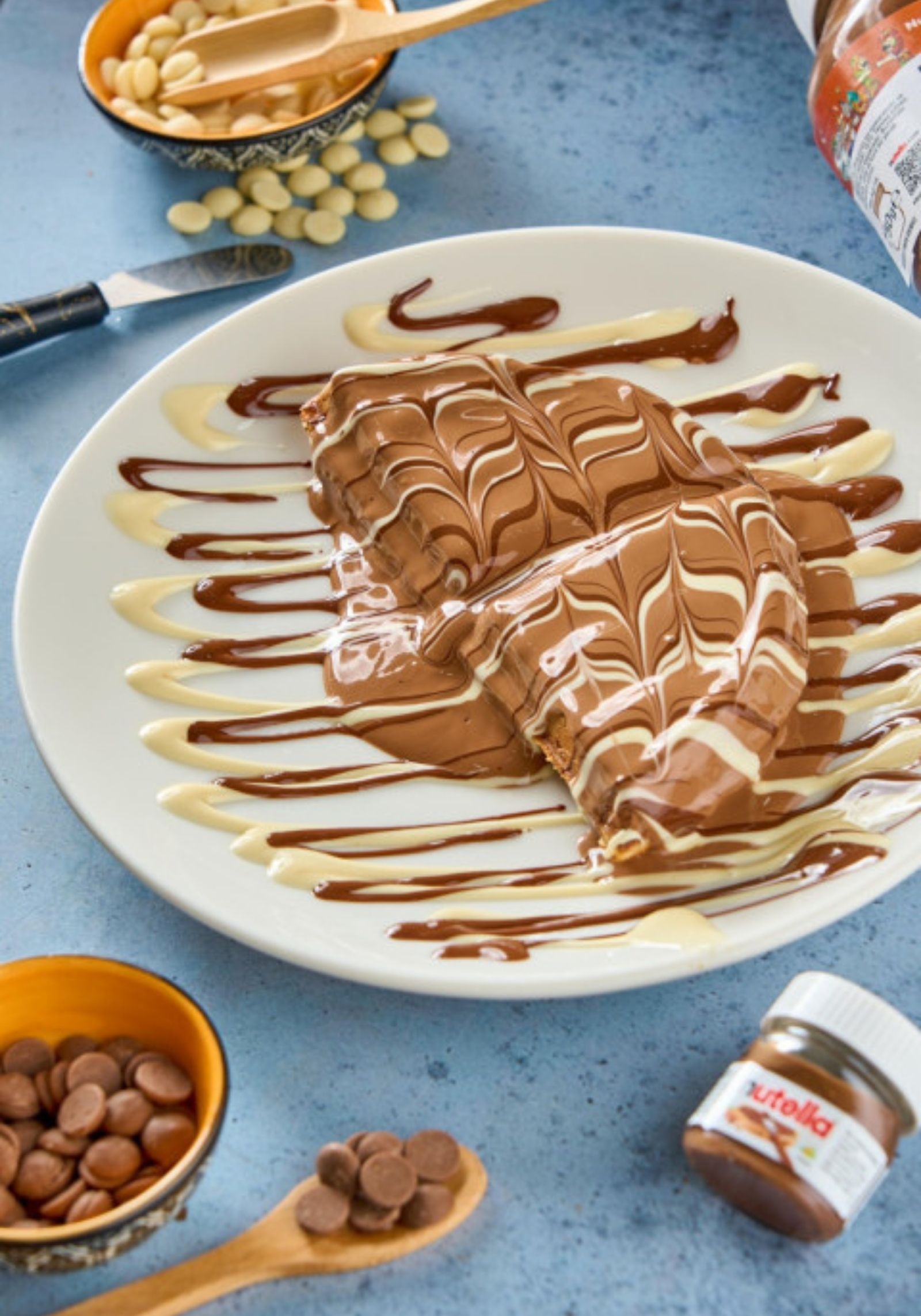 { Belgian chocolate waffle }