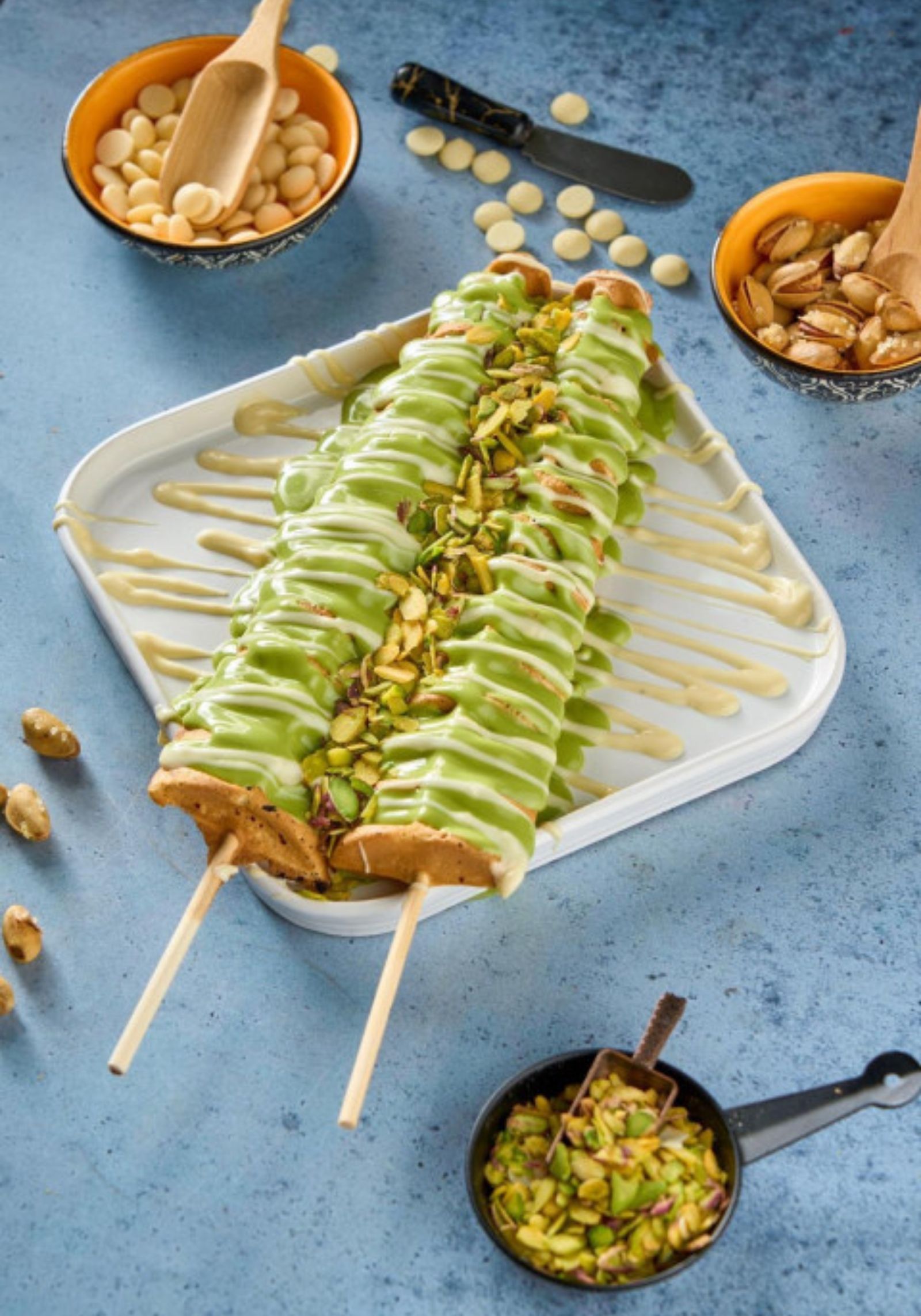 { Waffle Pistachio Stick  }